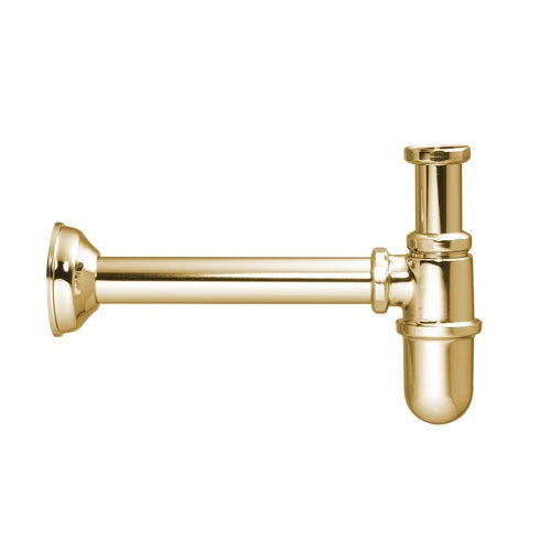 SIFONE A BOTTIGLIA SENZA PILETTA- 11/4  Dorato- PB- pezzi 1