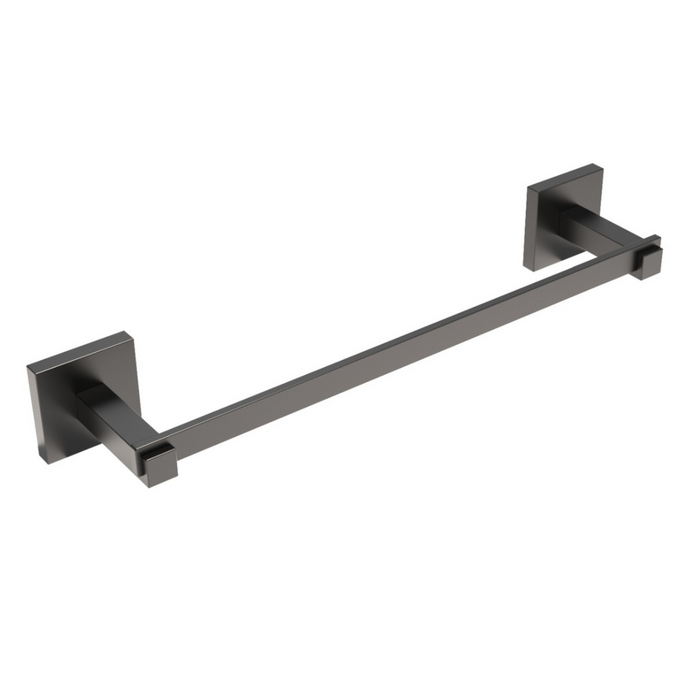 PORTA ASCIUGAMANI MOD. TREND- Nero opaco cm 35xh.5x7,3- METAF- pezzi 1