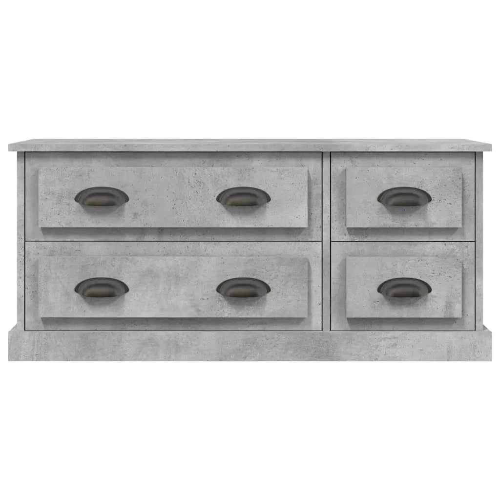 Mobile Porta TV-Mobile per TV-Credenza TV Grigio Cemento 100x35,5x45cm Legno Multistrato 140137