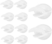 Haken per abbigliamento | 10 haken per abbigliamento per uso domestico, non richiede perforazione, haken autoadesivi, adatti per bagni, zone di doccia, cucine, camere da letto, salotti, corridoi, camere da studente, ecc. - Bianco