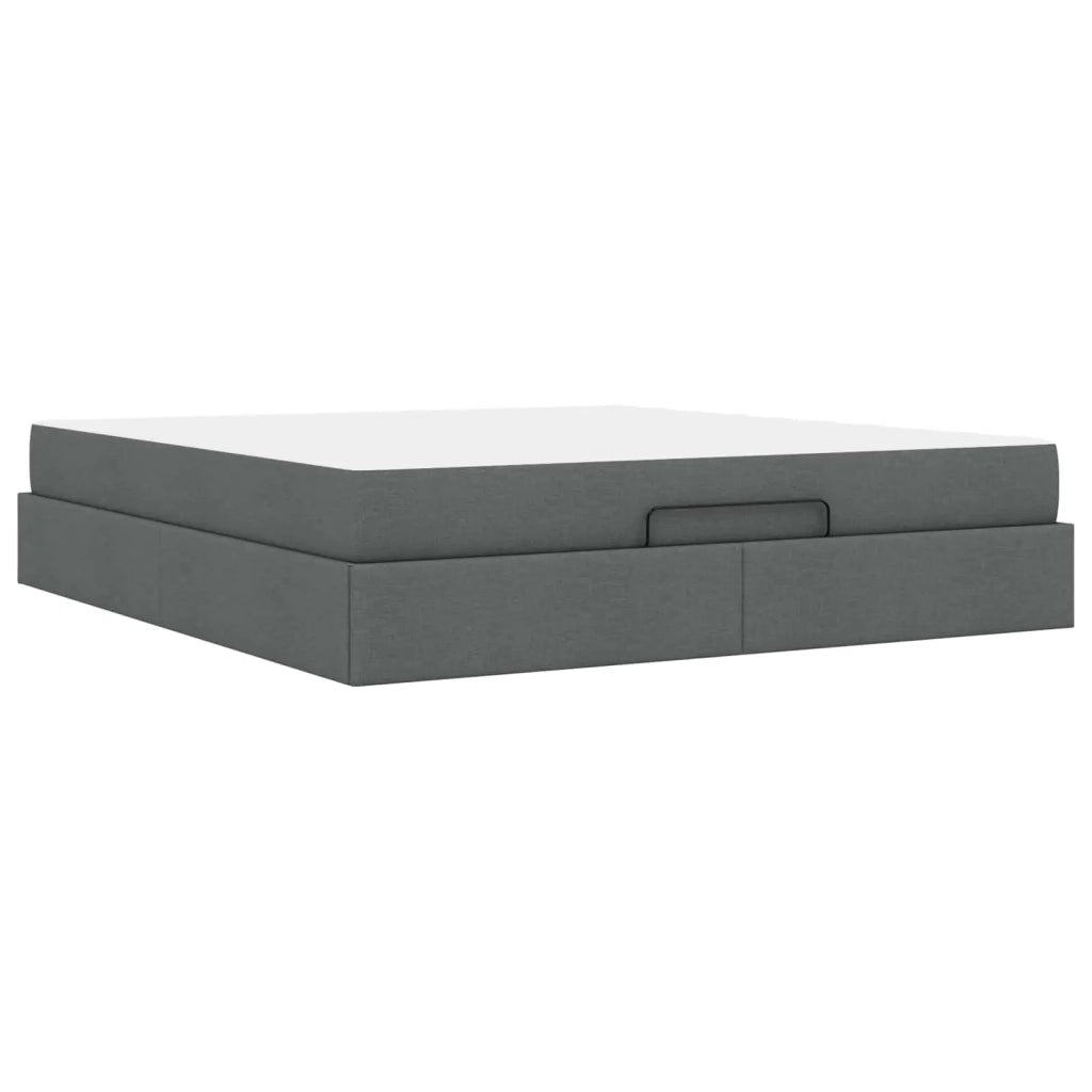 Struttura letto con materasso 2 pcs Grigio Sfumato Tessuto 3399509