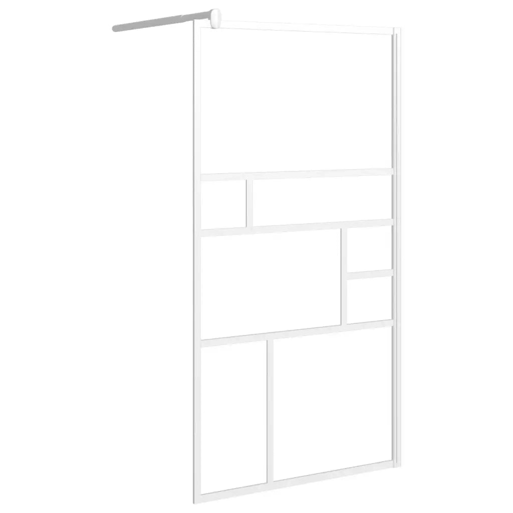 Parete per Doccia Walk in 115x195 cm in Vetro ESG Bianco 151871