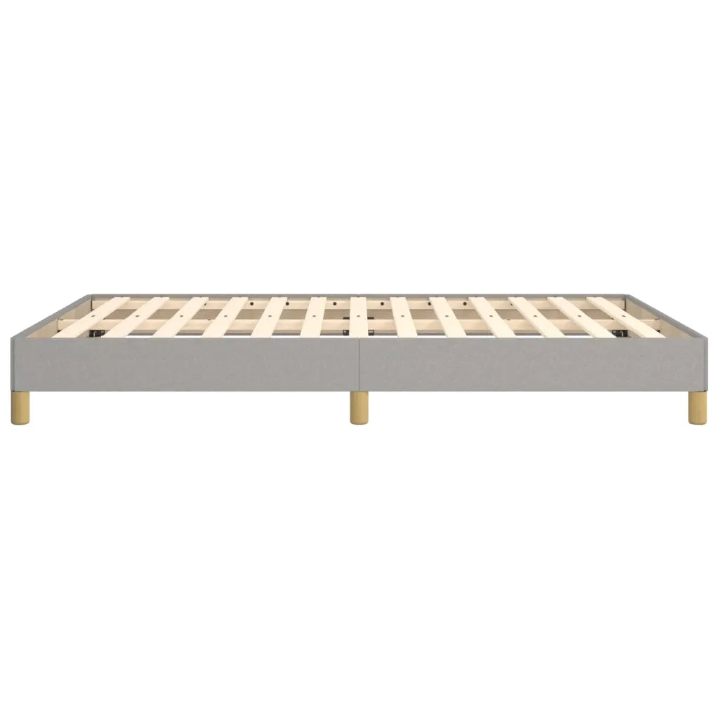 Giroletto senza Materasso Grigio Chiaro 140x200 cm Tessuto