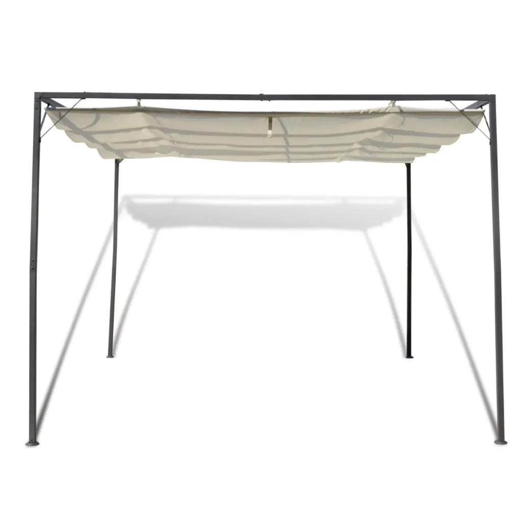 Gazebo da Giardino con Tettuccio Retrattile 40786