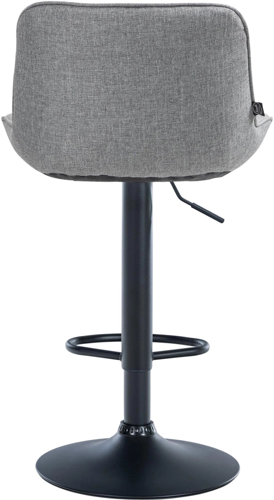 Barhocker Vonore Stoff schwarz