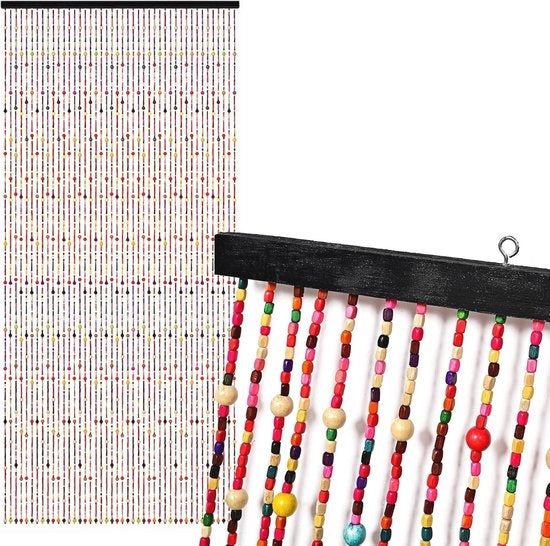 Gordino Colorato Boho 90x200 cm - Porta finestra Artigianale per Arredamento Casa