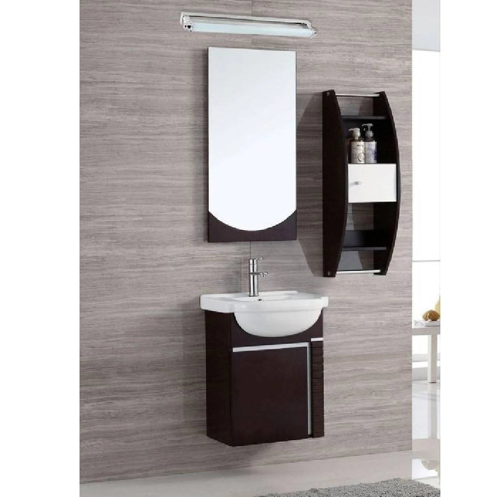 Trade Shop - Applique Lampada Da Specchio Lineare Bagno Orientabile 9w Luce 4000k 6500k F01 - -bianco Freddo      -