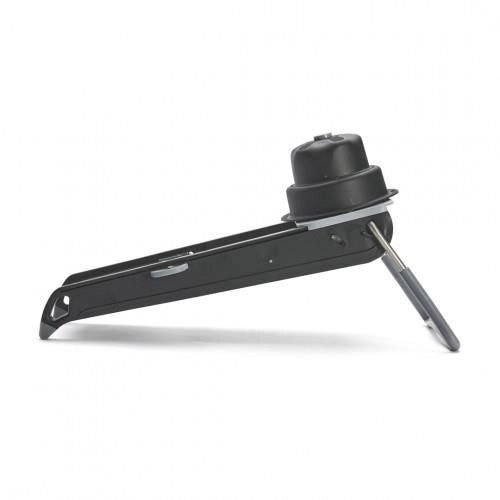 DE BUYER 2015.03 Mandolina Swing Plus Affettatrice Regolabile per Tagli Lisci Ondulati Julienne e Waffle in Acciaio Inox e Polimero Composito colore Nero