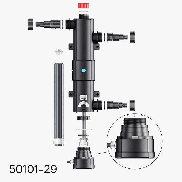 Unità di collegamento C di ricambio per chiarificatore per laghetti CUV-224C