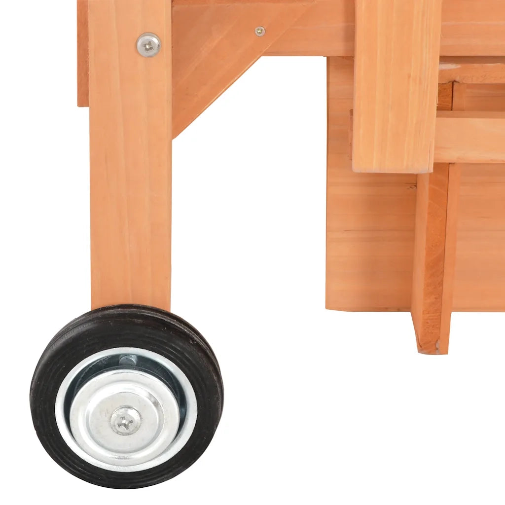 Casetta dei Giochi con Sabbiera in Legno di Abete Blu UV50 CFW8871946