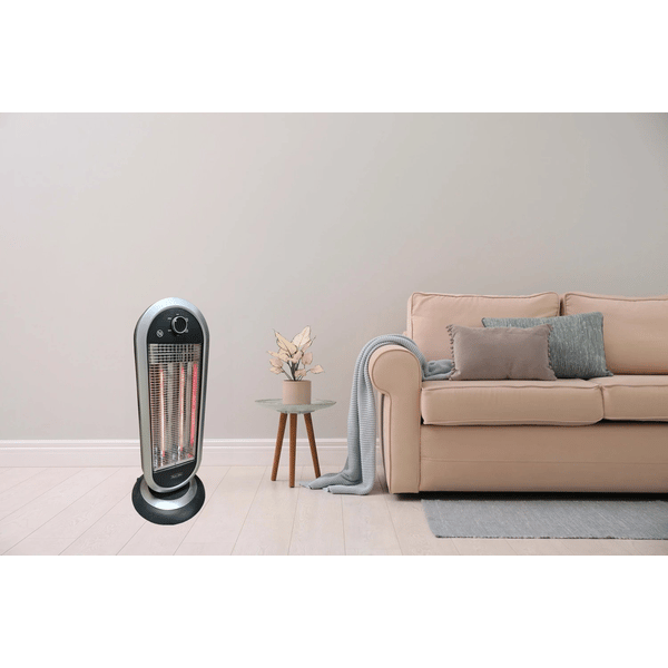 STUFA AL CARBONIO OSCILLANTE 1000 Watt - IDEAL STAR