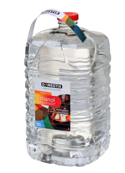 Combustibile liquido bioetanolo di origine vegetale 10 litri per camini e stufe ethanol Qlima