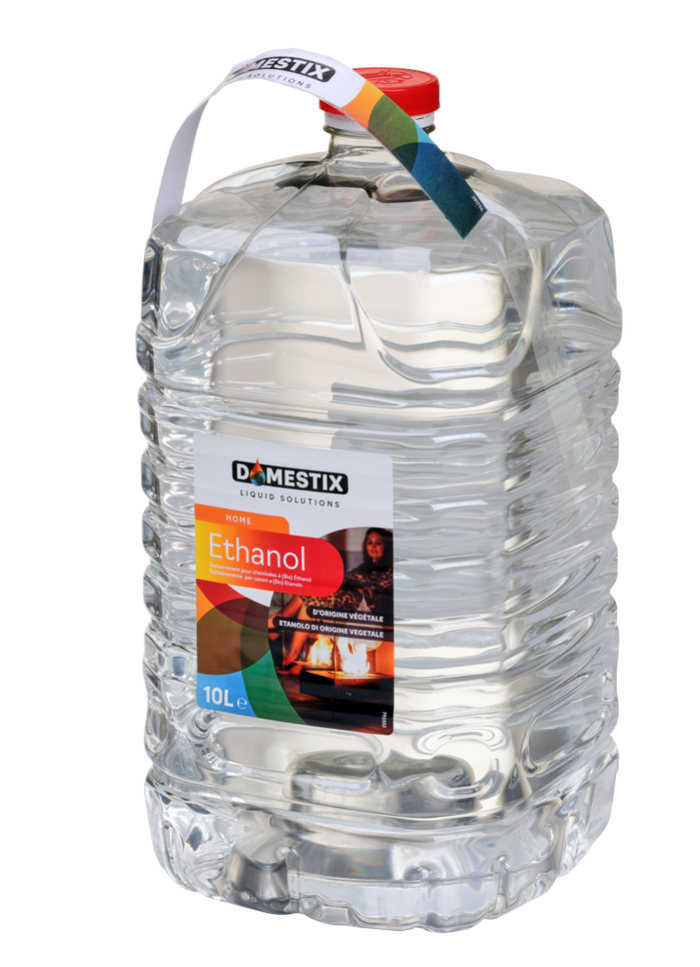 Combustibile liquido bioetanolo di origine vegetale 10 litri per camini e stufe ethanol Qlima