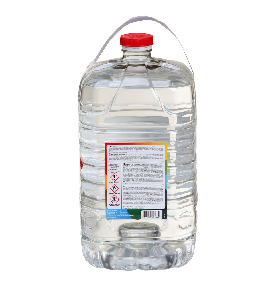 Combustibile liquido bioetanolo di origine vegetale 10 litri per camini e stufe ethanol Qlima