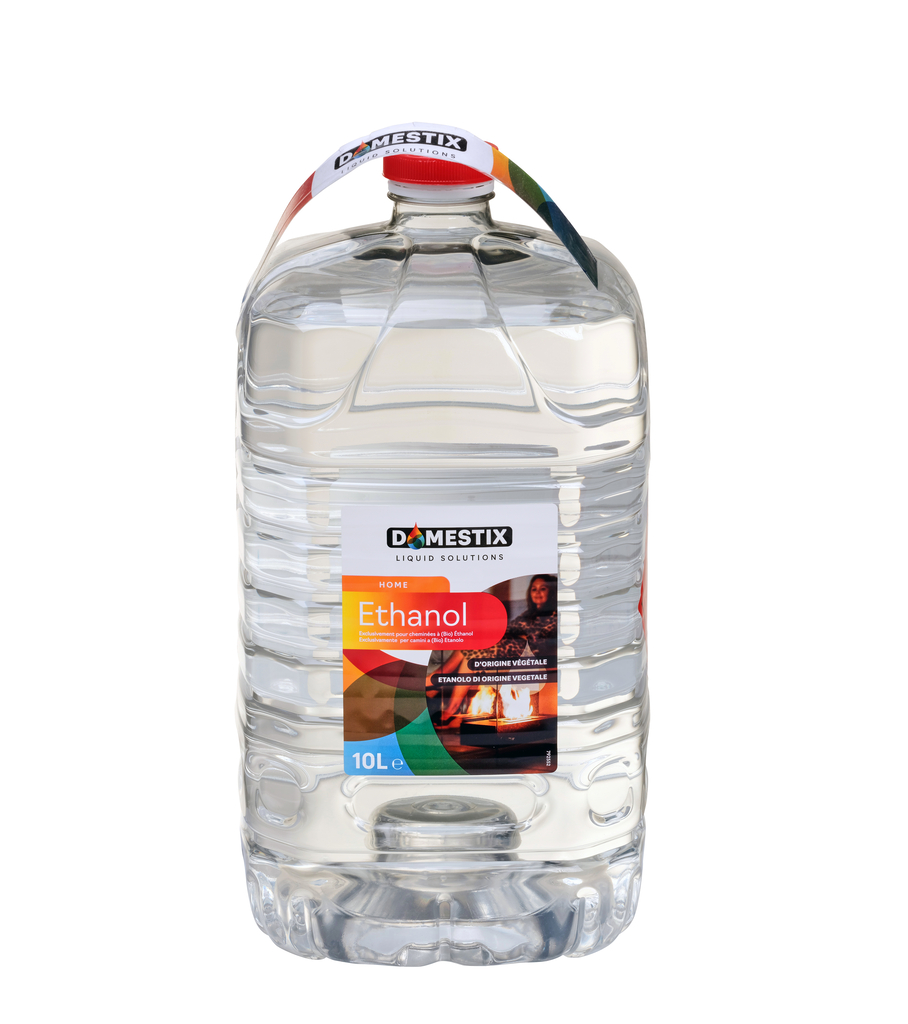Combustibile liquido bioetanolo di origine vegetale 10 litri per camini e stufe ethanol Qlima