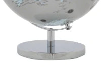 Mappamondo Silver Cm Ø 25X34