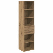 Credenza | Madia | Buffet da pranzo | Armadio da pranzo con cassetto Rovere artigianale 45 x 42,5 x 185 cm
