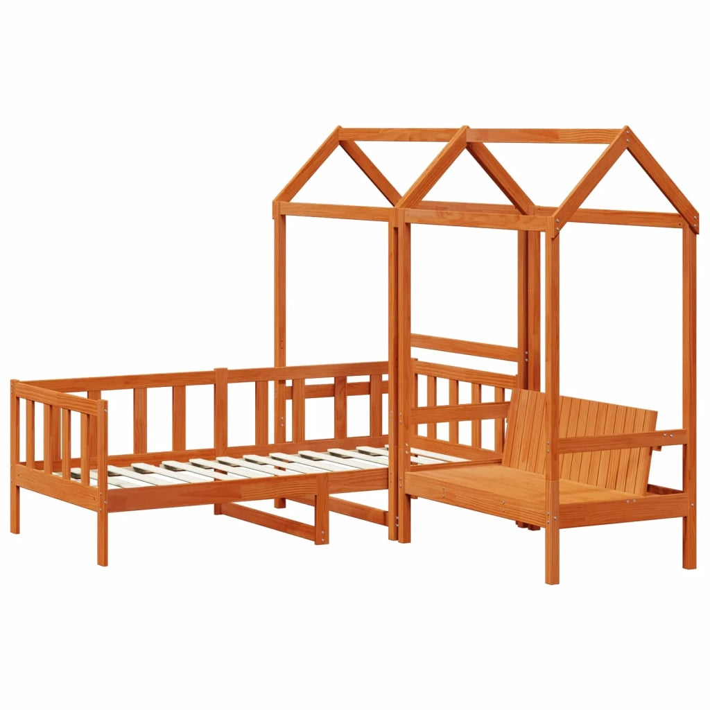 Set di Letto per il Giorno Marrone Cera 90 x 200 cm 3422706