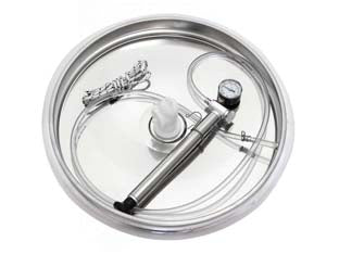 GALLEGGIANTE AD ARIA INOX KIT COMPLETO PER CONTENITORE- - ø mm.480 per contenitore inox da lt.150 - 1 pezzi BELVIVERE