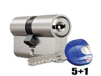 CILINDRO EUROPEO SAGOMATO TITAN K66- - mm.100 (30x70) (K66-NG3070-5CH+1C/BC) - 1 pezzi CR