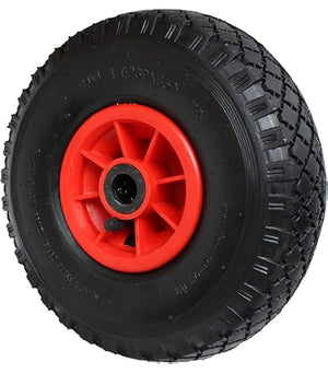 Ruota per carriola o carrello in nylon con cuscinetto a sfera diametro 260 mm Giardinaggio