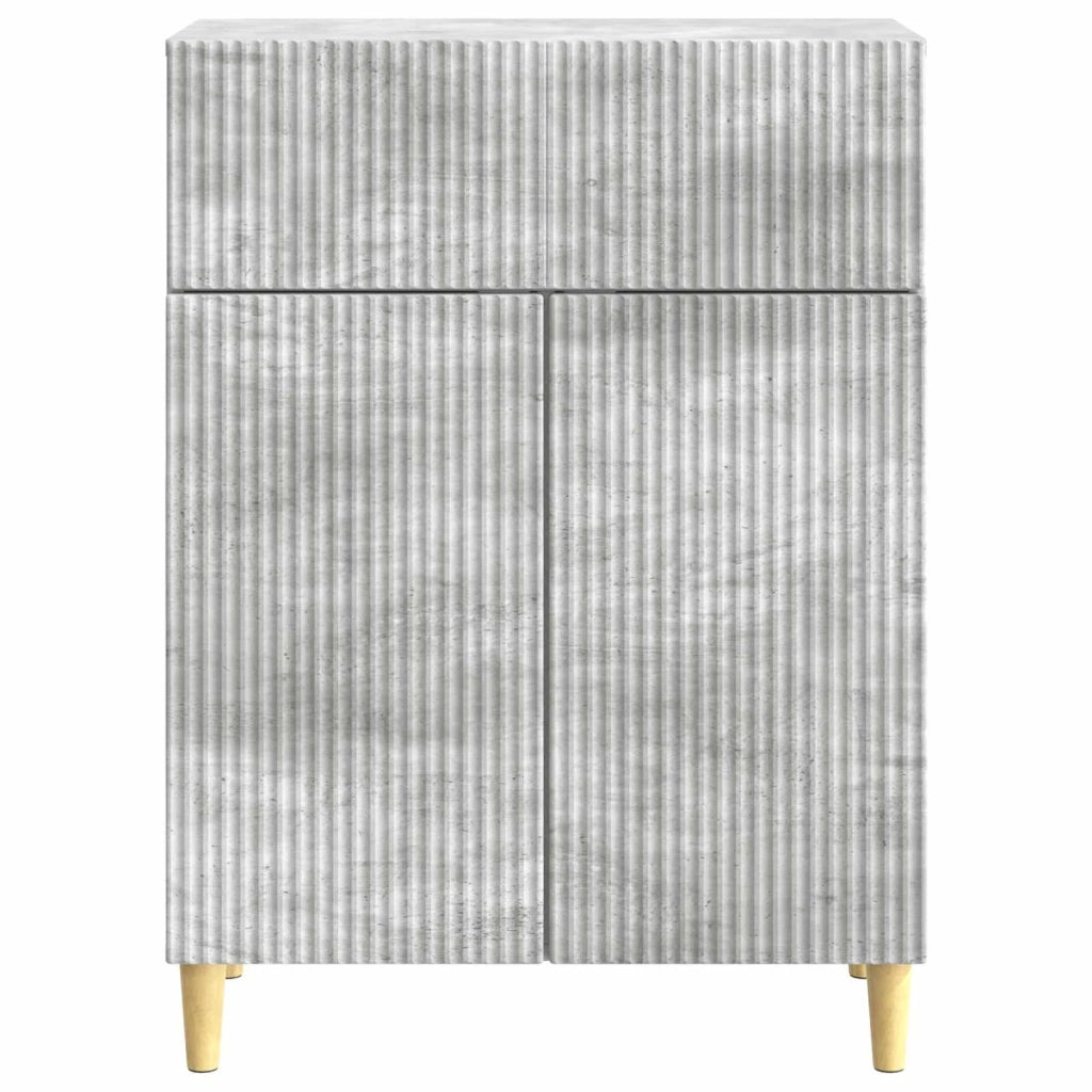 Credenza Grigio Cemento 66 x 34,5 x 90 cm Legno ingegnerizzato 894638