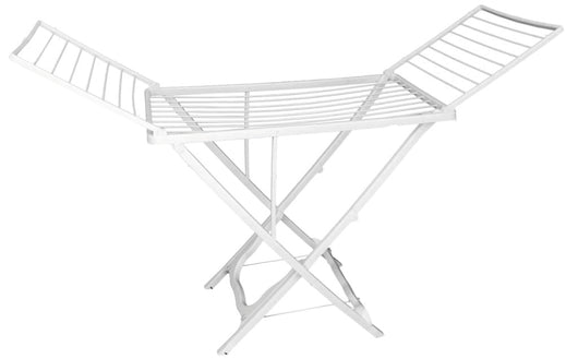 STENDIBIANCHERIA A CAVALLETTO STENDYPRATIKO cm.170x50x115 h stenditura mt. 18 con ruote