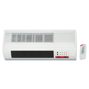 TERMOVENTILATORE A PARETE 2000W CM.50 CON TIMER E TELECOMANDO   cm.50x19x11h.    SYNTESY