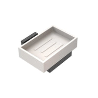 PORTA SAPONE MOD. TREND- Nero Opaco cm12xh.6,7x10,9- METAF- pezzi 1