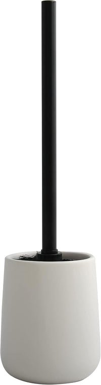 PORTA SCOPINO MAONIE CON SUPPORTO IN CERAMICA- Bianco-nero- SPIRE- pezzi 1