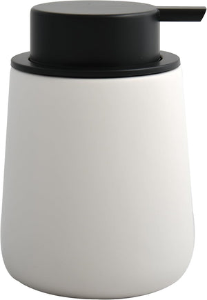 DISPENSER SAPONE IN CERAMICA MAONIE- Bianco-nero- SPIRE- pezzi 1