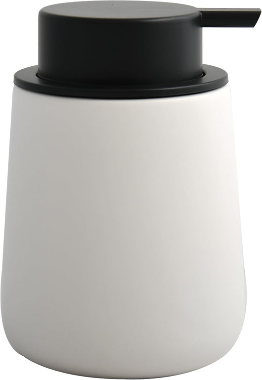 DISPENSER SAPONE IN CERAMICA MAONIE- Bianco-nero- SPIRE- pezzi 1
