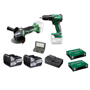 HIKOKI KIT TRAPANO C/PERC+SMERIGL 115MM KC18PK1A1- 1,0 pz