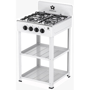 CUCINA 4 FUOCHI 2 MENSOLE CM.49X49  BIANCO- 1,0 pz