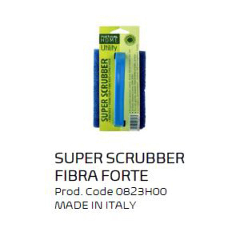 SPAZZOLA ABRASIVA SUPER SCRUBBER FIBRA FORTE- 12,0 pz