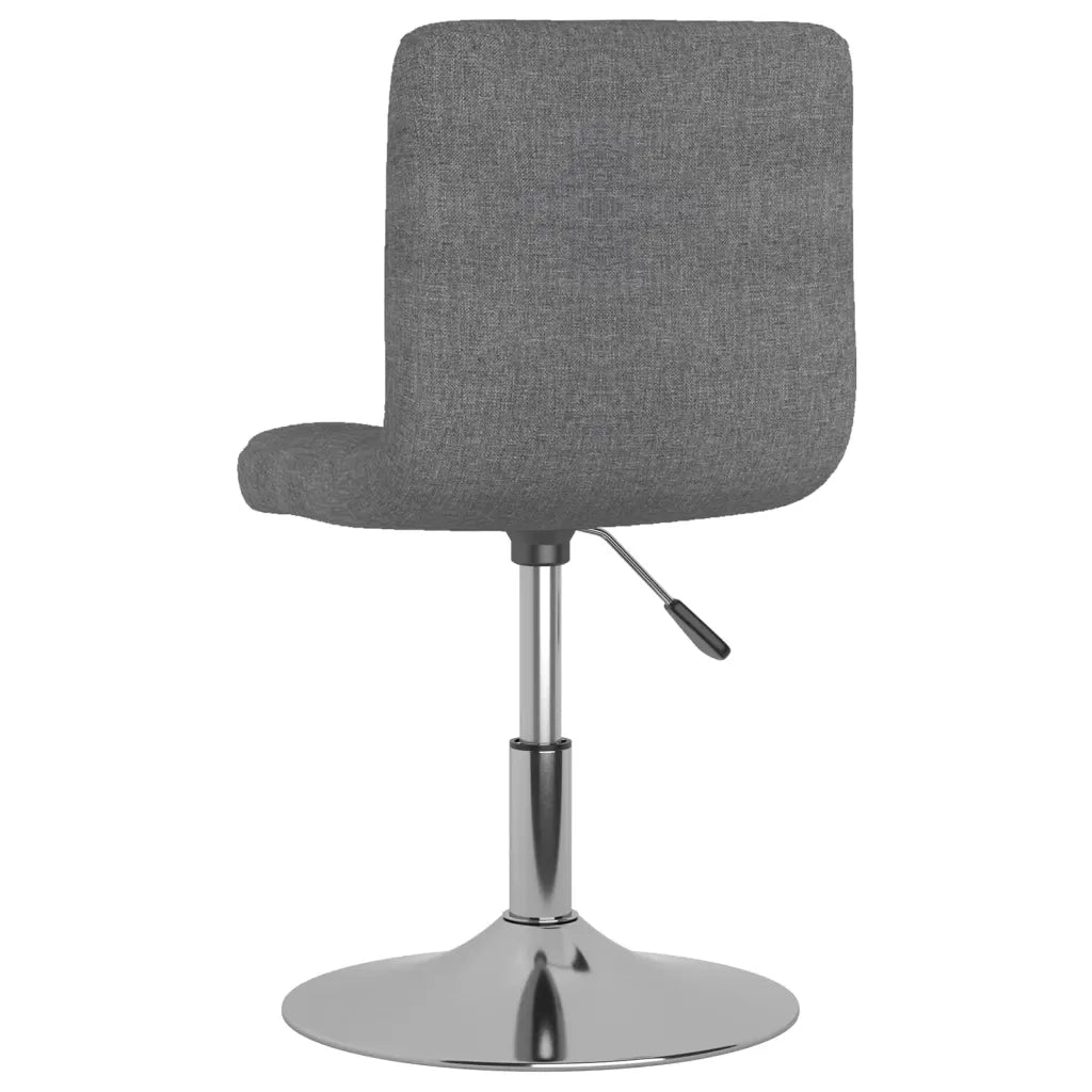 Sedie da Pranzo Girevoli 4 pz Grigio Chiaro in Tessuto cod mxl 67292