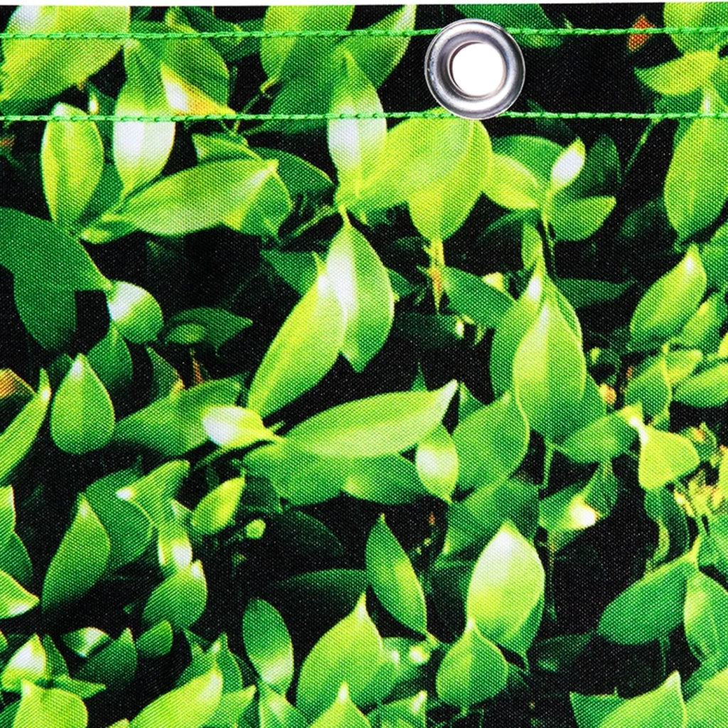 IDMarket - Rete ombreggiante 1x10m, telo rotolo per recinzione giardino 160g/m², stampa fogliame