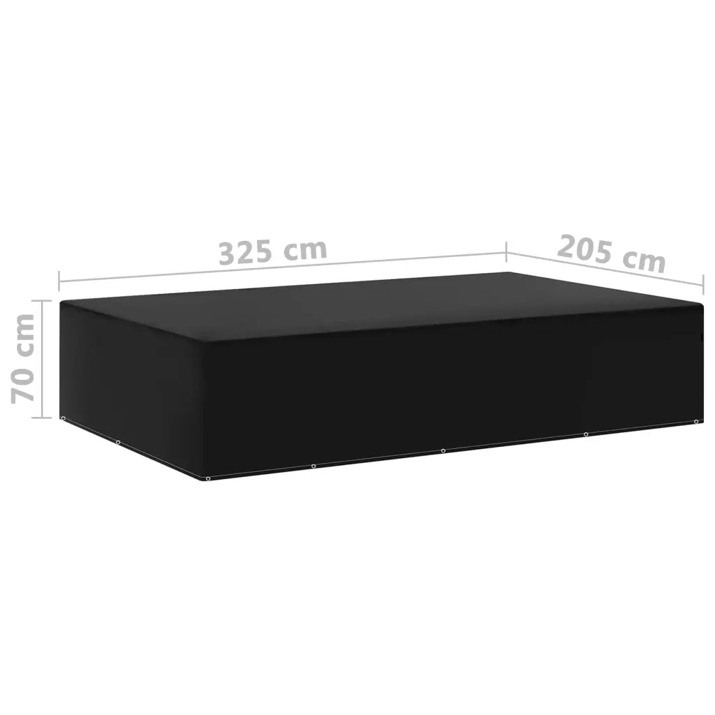 Coperture Arredi Giardino | Telone per mobili da esterni 2 pz 12 Occhielli 325x205x70 cm