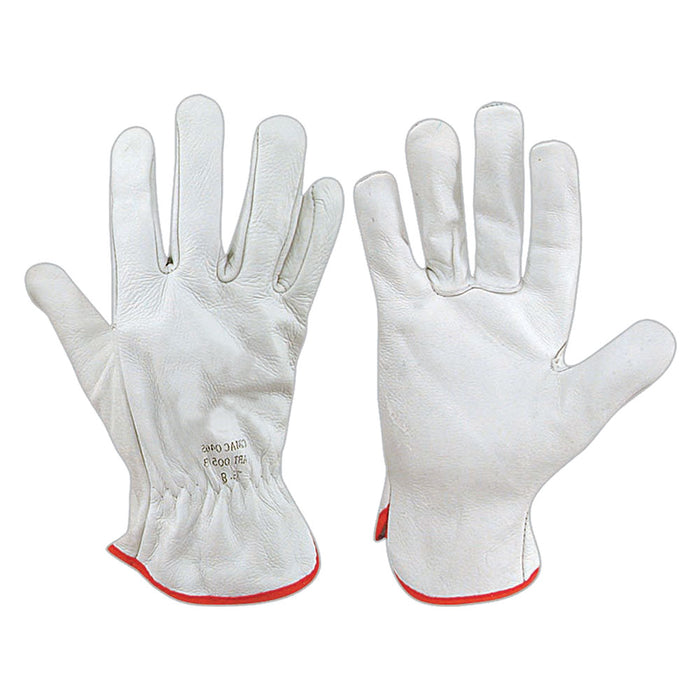 GUANTI PELLE FIORE DI BOVINO Tg.11- 12 coppia  - BricoGo