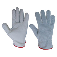 GUANTI PALMO PELLE DORSO CROSTA Tg. 9- 12 coppia  - BricoGo