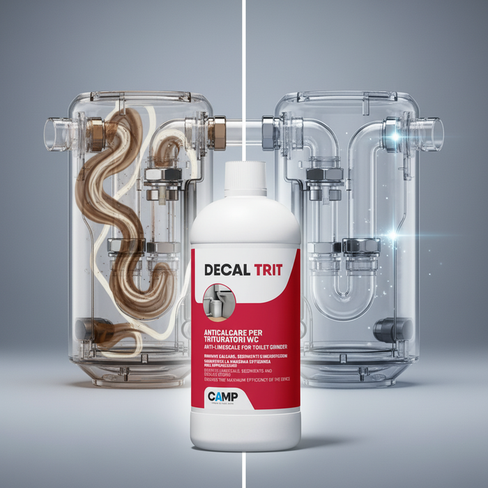 Decal trit anticalcare per rimuovere calcare e incrostazioni 1 lt kit 6 pezzi