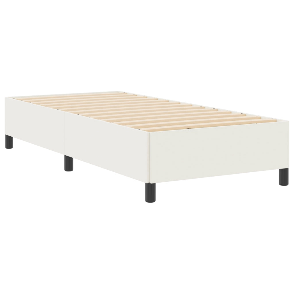 Struttura Letto Panna 100x200 cm Tessuto in Corduroy
