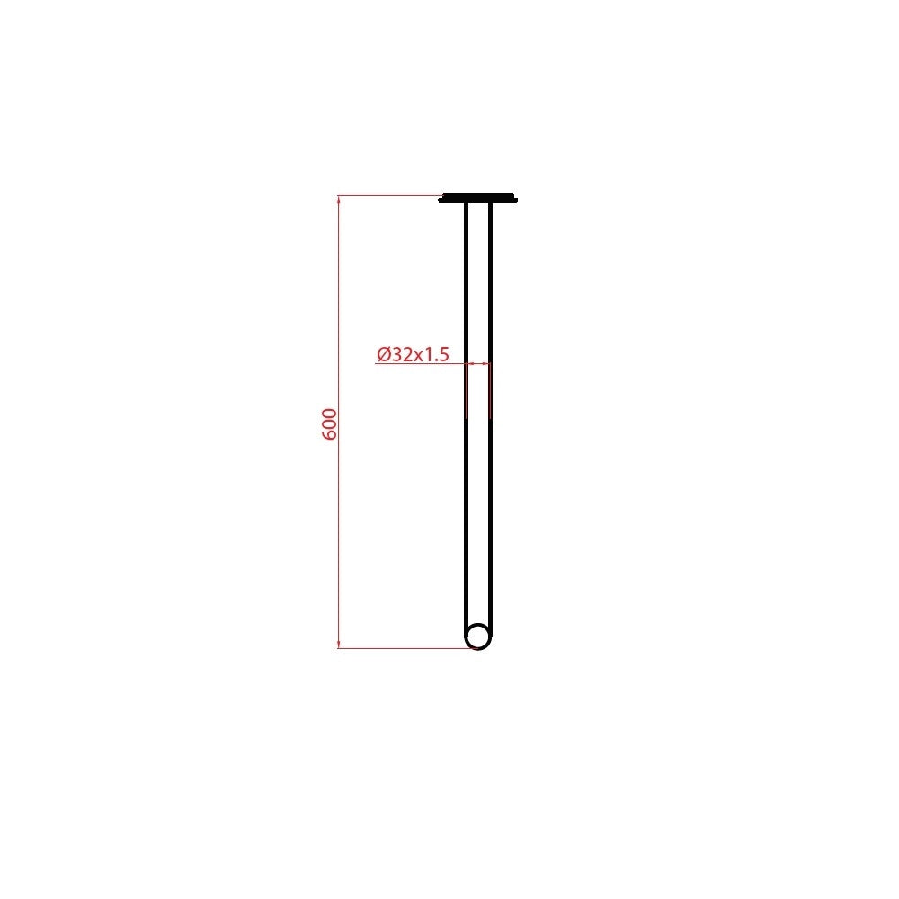 Maniglia 60 cm bagno disabili terza eta giotto inox bianco opaco