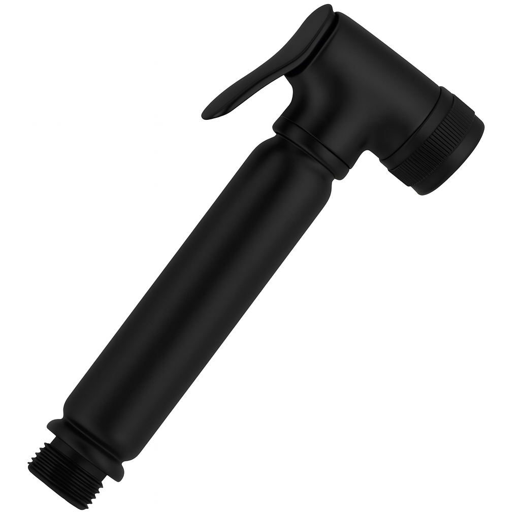 DOCCETTA IDROSCOPINO A PULSANTE IMPUGNATURA LISCIA- Nero opaco- Remer- pezzi 1