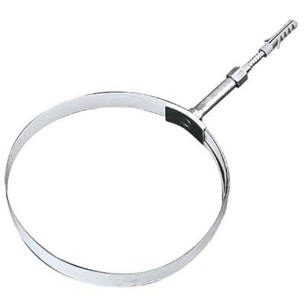 COLLARE REGOLABILE PER CANNE FUMARIE Ø 80/140 mm - colore bianco