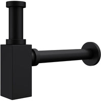 SIFONE D'ARREDO QUADRO- 1 1/4 Nero Opaco- Remer- pezzi 1