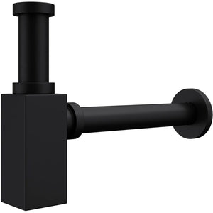 SIFONE D'ARREDO QUADRO- 1 1/4 Nero Opaco- Remer- pezzi 1