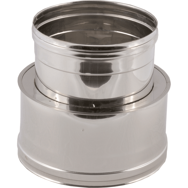 RACCORDO DA DOPPIA A MONO PARETE Ø M 80/130 - F 80 mm