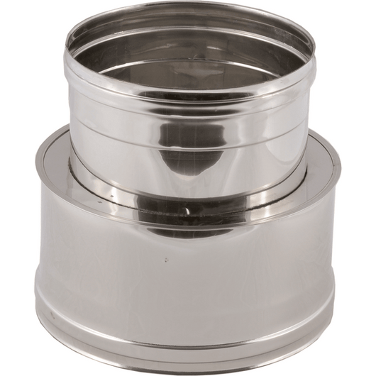 RACCORDO DA DOPPIA A MONO PARETE Ø M 80/130 - F 80 mm