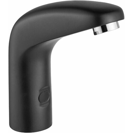 RUBINETTO ELETTRONICO PER LAVABO A BATTERIA- Nero Opaco- IDRAL- pezzi 1